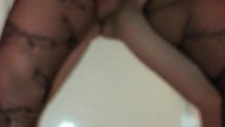 Friend with large cock fuck blond,real amateur,cuckold film