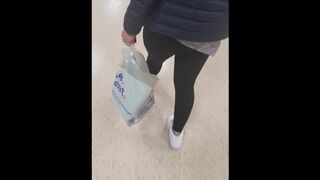 Lezbian Step Mom Boobs Flash in Public Supermarket get Banged by Step Son