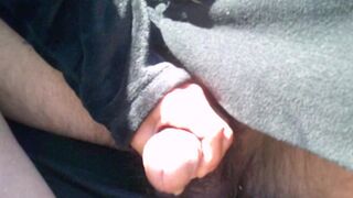 Wifey gives me a PUBLIC HAND-JOB with CUM-SHOT