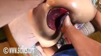 Monstrous Ass Plug and Fisting DP Enormous Vagina