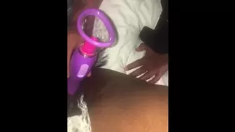 Helping my Sex Neighbor get off with her Toy then Fucking her with my Toy.