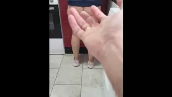 Step Mom Prepares Food Naked without Panties get Drilled by Step Son in the Kitchen