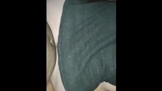Wifey riding on her boy's huge penis