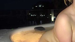 Public Risky Jacuzzi Pool Splash Sex, Projectsexdiary