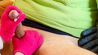 A Mix Of With Some Of My Hottest Handjobs.some Gloved Handjobs Included.multiple Edging Facial