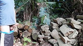 Prostitute In The Bush Paying Bj And Giving Butthole 10 Dollars