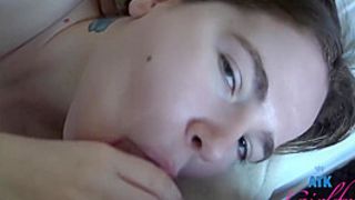 Alluring Homemade Babe Point Of View Cunnilingus Blowjob And Doggystyle - Alina West