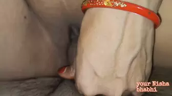 Close-up cunt and mouth fuck