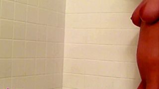 Wash My Massive Natural Boobies & And Shaved Cunt - Day In The Life Chelsea Stevens