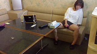 Woman Masturbating After Singing Enthusiastically