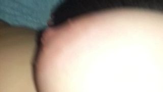 I cum on my wifes pierced pussy