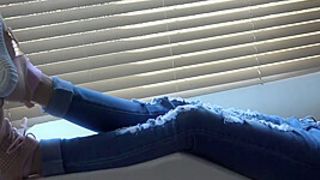 Shoe Model Lets Me Grind Her Jeans