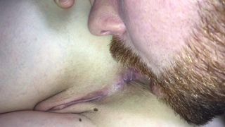 Close up Perfect View of Husband Asslicking Hot Wifes Sweet Tasting Asshole