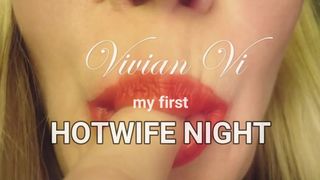 My first HOTWIFE night - he drilled my tight married vagina like crazy