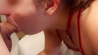 Massive Bum In Red Lingerie Getting Screwed Blowing My Sperm