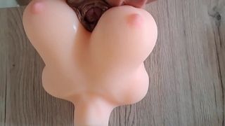 Cunt fuck on male masturbator torso . Boobs booty and vagina fuck . No jizz . Caught by wifey