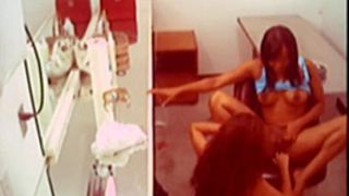Lesbos caught licking vagina