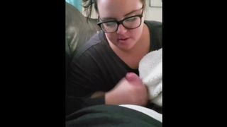 Meat swallowing queen!