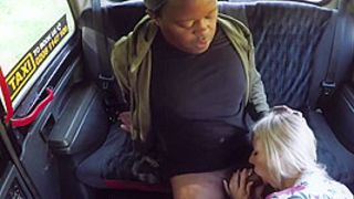 Faketits cabdriver IR sexed outdoor in the cab by customer