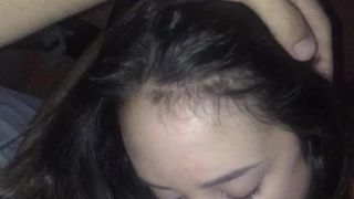 Amateur woman sucking big cock