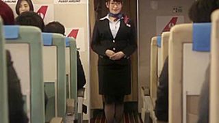 Cute Oriental Women Airline Hostesses Sexual Services To Business Studs