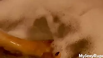 Charming Water In Horny Rupali Bhabhi In Bath Tube Taking Shower With Nasty Hindi Sex Chat