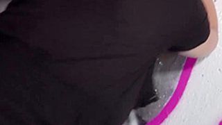 Gigantic titted skank doggy styled outdoor in SELF PERSPECTIVE vagina fuck