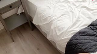 German petite amateurs blonde youngster at amatuer cream pie SELF PERSPECTIVE