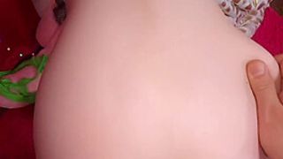 Tattooed stepdaughter medium breasts babe gets POINT OF VIEW screwed