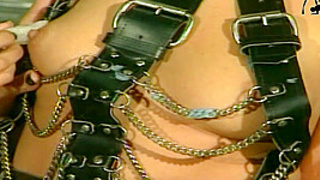 German BDSM Session with slave dude and slave bitch