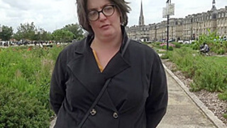 Barbara housekeeper with giant boobs takes it in the bum