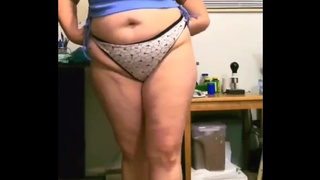 Meaty Milky Ex-Wife Trying on Panties