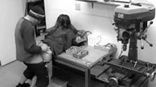 Spy online camera office chick slammed