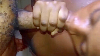 Busty Promiscuous Dark Whore Gets Her Long Congolese Penis!