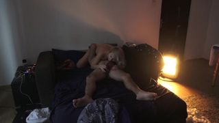 Wife gets a Big Load of Cum in her Eyes ! she Hates it