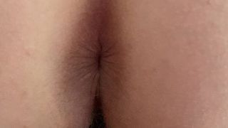 Wife fucked with hairbrush