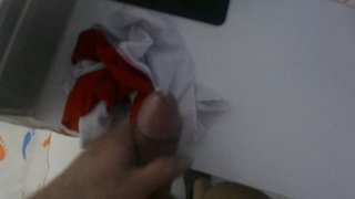 Сumshot on wifey's panties