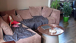 Wendy fondles herself in front of laptop