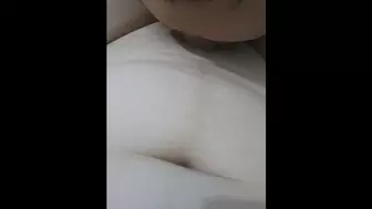 Step son eats step mom vagina making her moan very loud