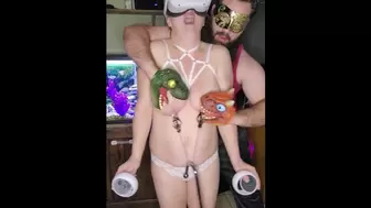 My massive melons are being attacked while playing VR