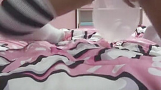 Condom balloon popping - Cindy Cupcakes