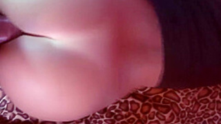 He Rides And Fills My Gigantic And Tight Behind With Spunk!