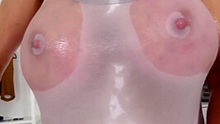 Massive Milf Boobs And Gallons On Baby Oil!