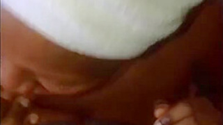 Horny Dark Nigerian Lovers Fucking Hard In Cute Shower!