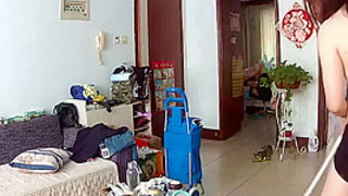 Hackers use the web camera to remote monitoring of a dude's home life.577