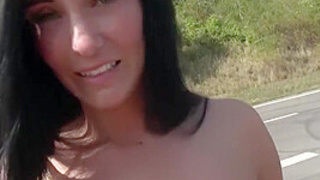 Firm Assed Fine Banged Outdoors