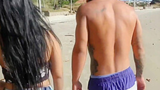 Terminei Com A Morena Ela Foi Da Para Um Desconhecido Na Praia