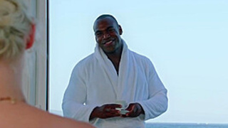 Hot Thin Blonde Zazie Devours Aarons Fat Bbc