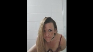 Lady in the shower