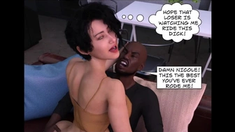Ex-Wife Gets Caught on Webcam Cheating on Hubby with BBC (3D Comic)